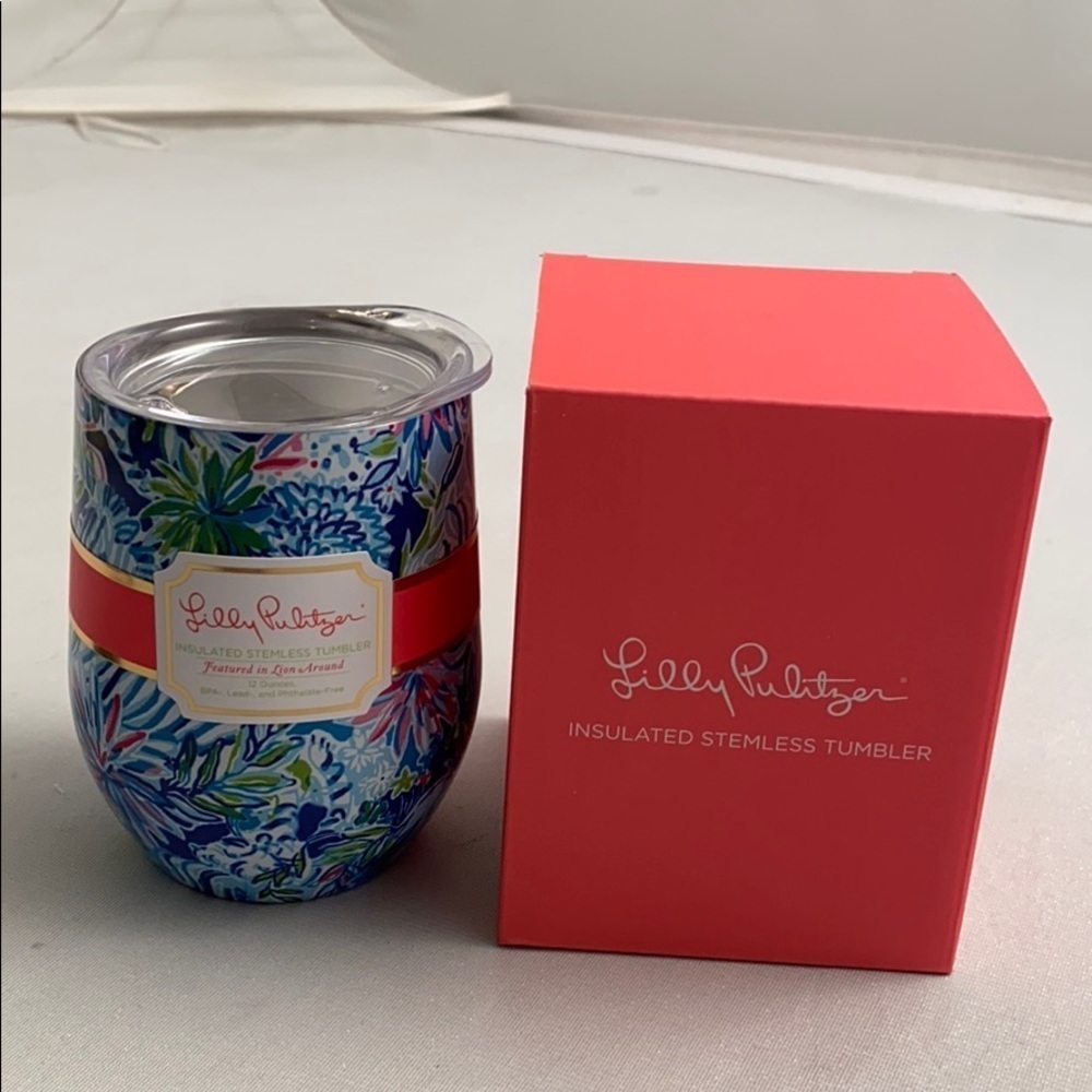 Lilly Pulitzer Insulated multicolor seamless multicolor tumbler